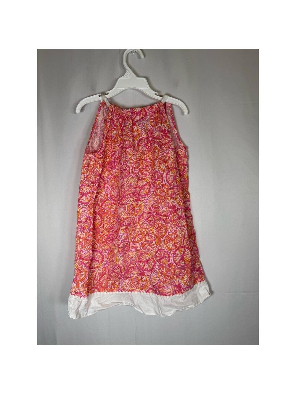Lilly Pulitzer Dress Girls Size 4 Multicolor Citrus Print Shift Halter